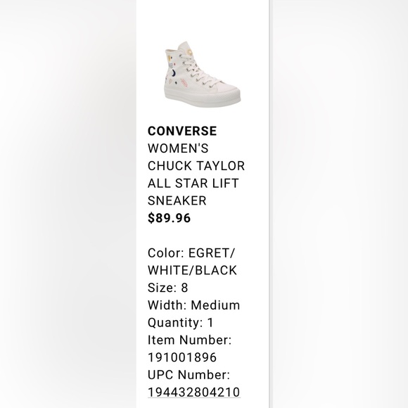 Converse Women’s Chuck Taylor All Star Lift - Picture 4 of 9